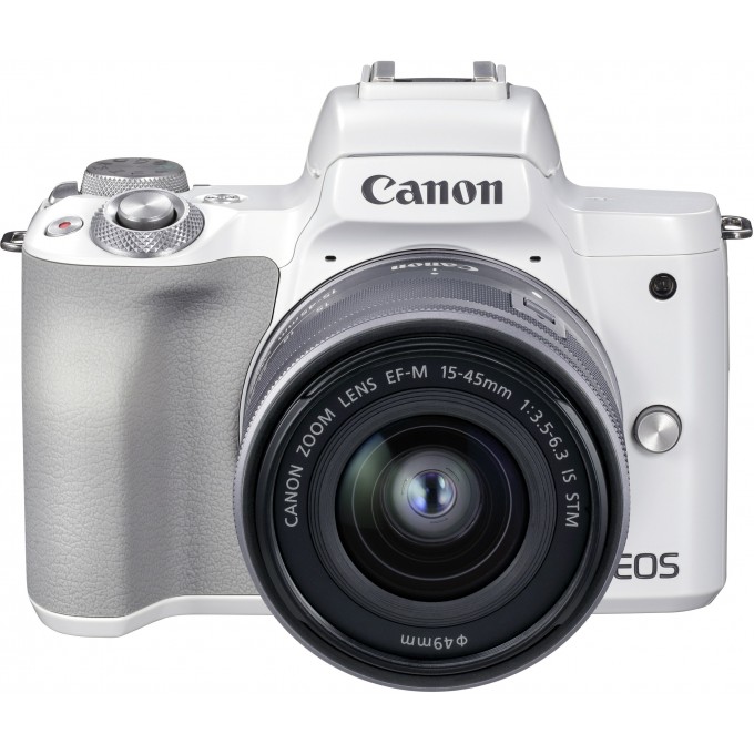 Canon EOS M50 Mk2 (Mark II) + 15-45 IS STM Kit White Цифровая фотокамера 