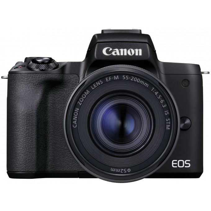 Canon EOS M50 Mk2 (Mark II)+15-45 IS STM + 55-200 IS STM Black Kit  Цифровая фотокамера 