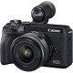 Canon EOS M6 Mark II + 15-45 IS STM + EVF Kit Black Цифровая фотокамера 