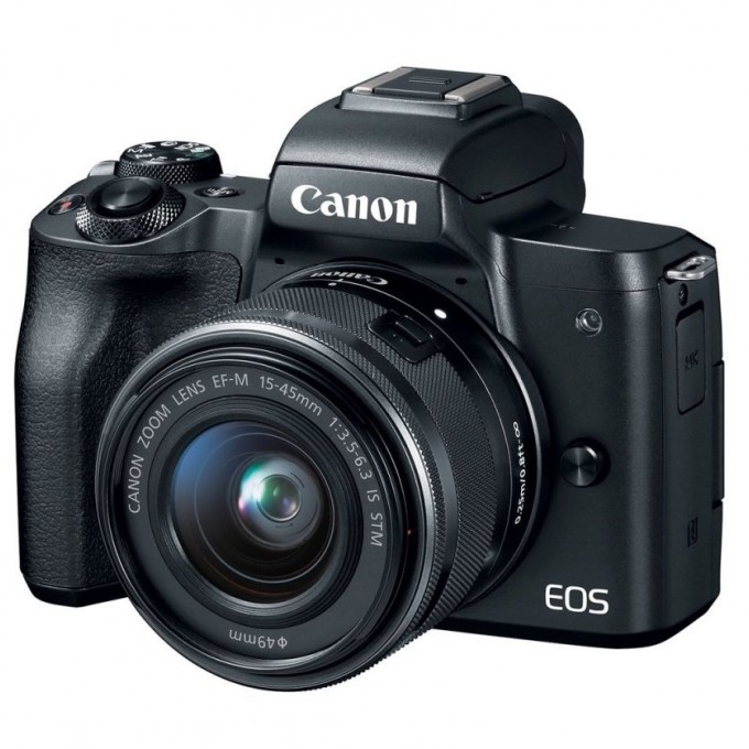 Canon EOS M5 Kit EF-M 15-45 IS STM Black + переходник EOS M – EOS EF Фотокамера беззеркальная