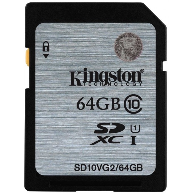 Kingston 64GB SDHC C10 UHS-I R45MB/s Карта памяти 