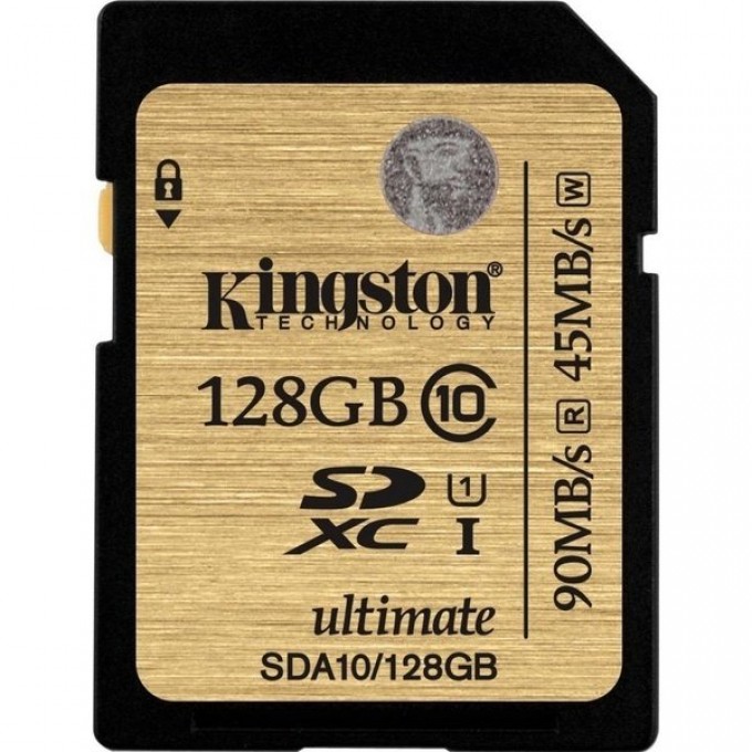 Kingston 128GB SDXC C10 UHS-I 90MB/s Карта памяти 