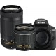 Nikon D3400 + AF-P 18-55 VR + AF-P 70-300VR Фотокамера зеркальная