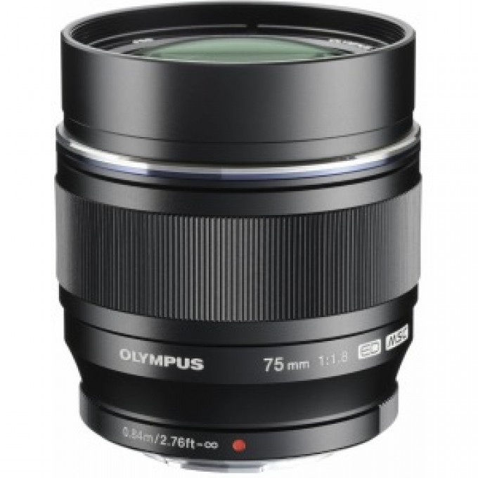 Olympus ET-M7518 75 мм 1:1.8 Black Объектив 