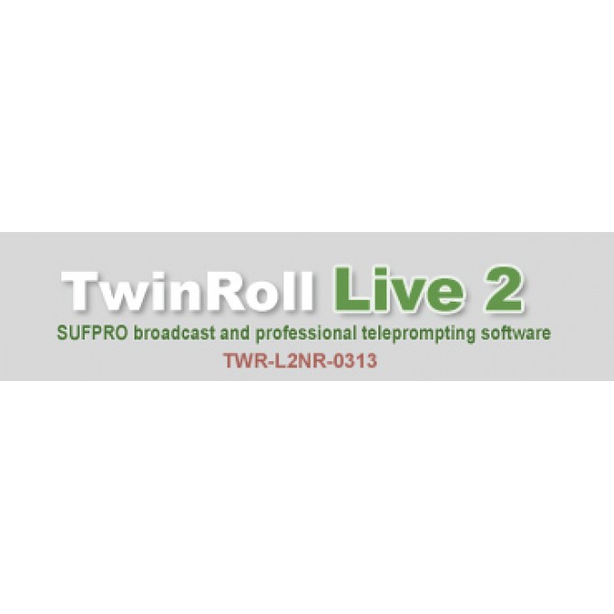 SUFPRO TwinRoll Live Pro Программное обеспечение для телесуфлеров SUFPRO