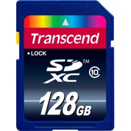 Transcend SDXC 128GB Class 10 R25MB/s Карта памяти 