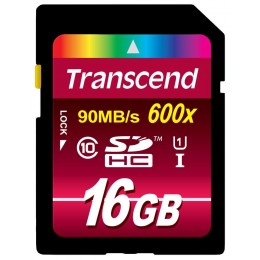 Transcend 16GB SDHC C10 UHS-I R90MB/s Карта памяти 
