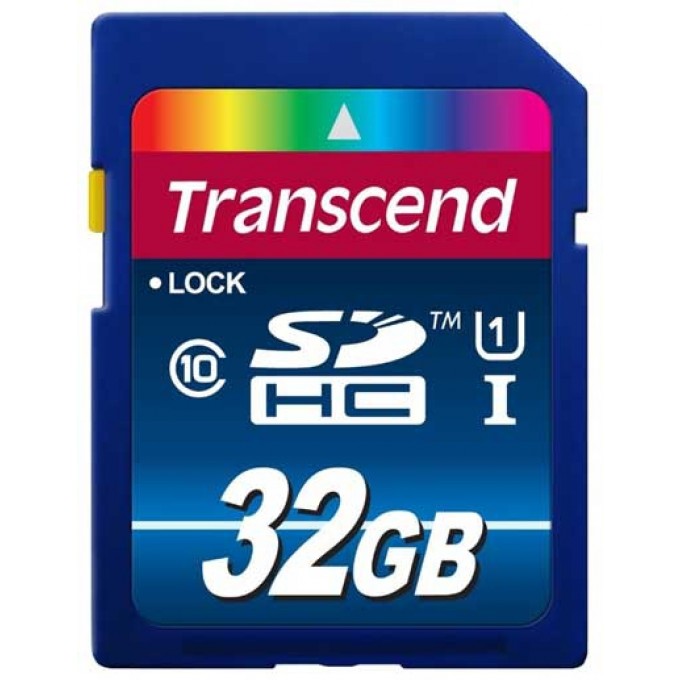 Transcend SDHC 32GB Class 10 Карта памяти 